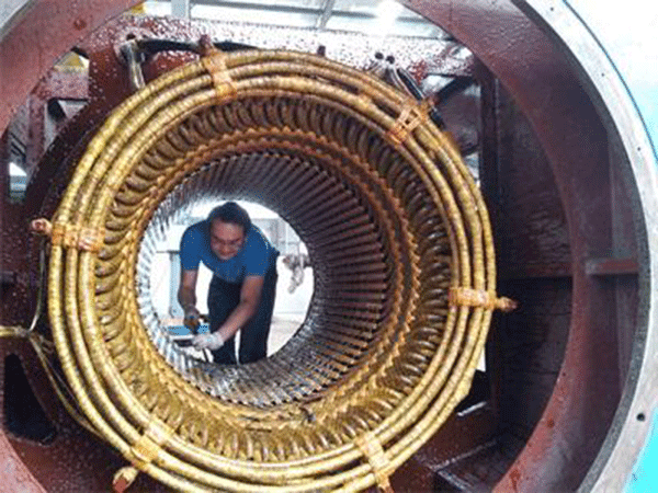 淺析西瑪交流高壓電機定子成型線圈試驗。